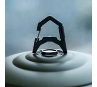 Hosrivae 2-Pack Camping Lantern Hanging Buckles - Heavy-Duty Plastic Tent Lamp Hooks for Flashlights & Lanterns, 45x40mm, Black/Green/Yellow (Compatible(A -BLACK)