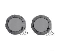 Hosrivae 2 Pack Net with Drawstring, Fine Mesh Screen Bucket, Grey Nylon Lid to Prevent Leaves Debris and Flies, Fits Small Diameter Barrels(150 cm)
