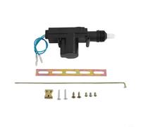 Hosrivae 2-Wire Actuator Central Locking Door Lock Motor, 18mm 3kg Push-Pull, DC 12V Car Slave Motor Anti-Theft System