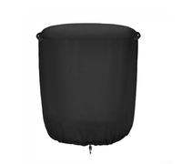 Hosrivae 210D Oxford Round Fire Pits, 24"D x 27"H Waterproof BBQ Grill Protector with Buckle Straps, Heavy Duty Outdoor Fireplace Case Snow Sun