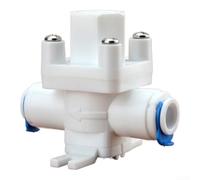 Hosrivae 3 Way Water Pressure Regulator Valve for RO Reverse Osmosis System, Quick Connect Fitting for PE Tube, ABS Material Pressure Reducing Valve for Water Purifier Filter