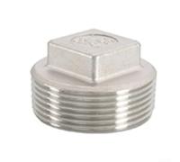 Hosrivae 304 Steel Square Head Conduit Fitting - Outer & Inner Screw Threaded Cap EMT/Conduit, DN25 to DN100 (1 to 4), Explosion-Proof & Pressure-Resistant(DN40)
