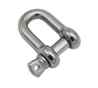 Hosrivae 316 Stainless Steel Swivel Eye Bolt Snap Shackle for Scuba Diving - 105mm Torch & Camera Holder with 360° Rotating For Ring, Seawater-Resistant Light