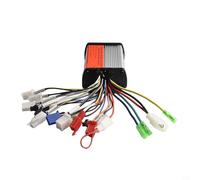 Hosrivae 36V/48V Dual-Mode Brushless DC Motor Controller for Electric Bicycles - 350W, 17±1A Current Limit, 6-Tube Design, Compatible with 150-350W Hub Mot(48V)