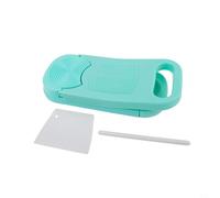 Hosrivae 4-in- Dumpling Maker with Gnocchi Board Pasta Paddle - Multi-purpose Homemade Ravioli Empanada Burrito Plus Pot Sticker Press for Kitchen Pp Material 29. X 12.2 Centimeter(BLUE)