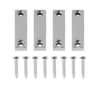 Hosrivae 4-Pack 316 Stainless Steel Top Strap Pad Eye for Kayaks, Yachts & Boats - Marine Grade Deck Hinge Connector with Screws, Resistant