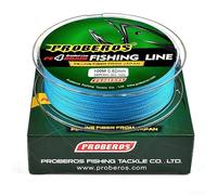 Hosrivae 4-Strand PE Fishing Line, 100m Spool, High-Strength Waterproof Coated for Memory & Anti- Performance, Smooth Round-W(10.0/100LB)