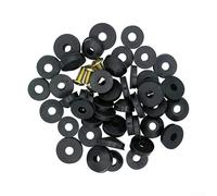 Hosrivae 48-Piece Rubber Faucet Washers And O-Rings Set, Includes Assorted Sealing Rings With Brass Screws For Repairing Kitchen And Bathroom Tap Leaks