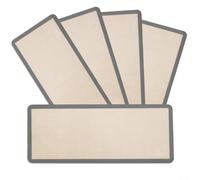 Hosrivae 5 Pcs Mats Baking Silicone in Large and Medium Sizes Non- Right Drying Reusable for Trays Liners Freeze Dryer Harvest Food(50X21.5CM)