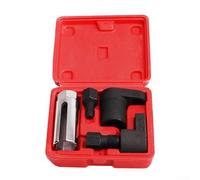 Hosrivae 5-Piece Oxygen Sensor Remover Set with Socket & Wrench for Automotive O2 Sensor Removal, Chrome Vanadium Steel, Black