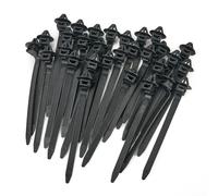 Hosrivae 50Pcs Nylon Cable Ties For Car Hose Fastening, 92Mm X 5Mm Fixed Fastener Clips, Releasable For Zip Strap Kit, Automotive Exterior Trim Moulding