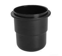 Hosrivae 58mm Espresso Coffee Dosing Cup, PC Material Grounds Collector 58mm Grinders, Portable Bean Weighing & Aroma Tasting Bowl, Black(Black)