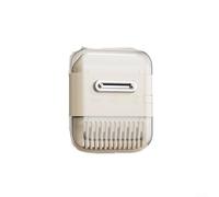 Hosrivae 6 in 1 Hair Trimmer Comb Adjustable Multi Function Styling Tool with Thinning Shears Bangs Cutting, Portable Grooming Kit Home Travel Use(White)