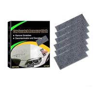 Hosrivae 6-Pack Car Scratch Removal Cloths, 20x10cm Microfiber Repair Pads Paint Stains, Multi- Polishing Mitts Auto Motorcycle Boat Care