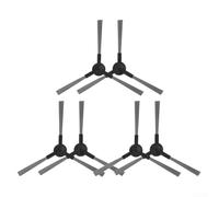 Hosrivae 6-Pack Replacement Side Brushes Clever& L- 707 Vacuum Cleaner, Sturdy Nylon Sweeping Parts Pet Hair and Corners, Install Black Gray Accessories Kit