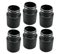 Hosrivae 6-Pack Silicone Ferrules (0.335" / 0.350" / 0.370") for PING For G Series Drivers, Fairway Woods & Hybrids - Soft Flexible Shaft Sleeve Adapters(335/350)