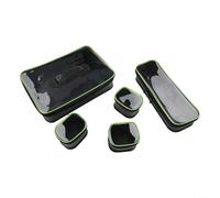 Hosrivae 6-Piece For EVA Fishing Tackle Bag Set for Carp & Live Fish Storage - Waterproof, Reinforced with Steel Traveler, Portable 28x20x12cm Outdoor Fishing