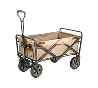 Hosrivae 600D Oxford Folding Wagon Lining Cloth Bag for Trolley Cart Inner Storage Replacement - 85 x 43 x 26 cm, Grey/Khaki/Green Camo (Fits Most Metal-F(Grey)