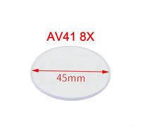 Hosrivae 6x and 8x Compound Bow Sight Lenses, 45mm Diameter HD Resin Magnifying Lens for Peep Sights, Clear Light Transmission, Compatible with(AV41 6X)