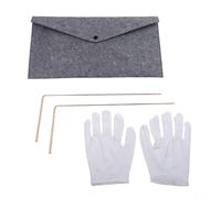 Hosrivae 99.9% Copper Dowsing Rod Kit with Pendulum for Psychic Divination and Energy Healing, Telescopic Metal Detectors for Water Finding and Lost Items(5pcs)