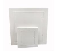 Hosrivae ABS Access Panel Inspection Door Hatch Cover - 100x100mm to 200x200mm Multiple Sizes for Plumbing and Electrical Systems in Walls(100 * 100MM)