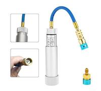 Hosrivae AC Oil Injector Kit with 1/4" SAE Connector for R134A R22 R12 For R1234YF, For HVAC Dye Injection Tool Compatible with Automotive and Home Air Conditio
