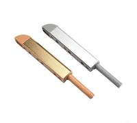 Hosrivae Alloy Push-to-Open Cabinet Catch Latch for Wardrobe, Drawer & Cupboard Doors - Heavy-Duty Touch Release Mechanism, Silver/Black/Gold, Aluminum A(GOLD)