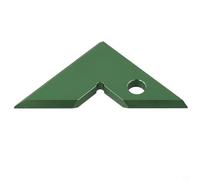 Hosrivae Aluminium Alloy 45/90 Degree Try Square, 82mm Woodworking Layout Tool Carpenter, Table Saw Blade Guide Angle Ruler, to-Read Markings, Green(green)