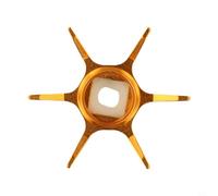 Hosrivae Aluminum Alloy Baitcast Reel Brake Unload Wrench - 60mm Diameter Six-Star Drag Tool Compatible with For Metanium DC/DO, Antares DC, For Curado (yellow)