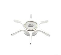 Hosrivae Aluminum Alloy Baitcast Reel Brake Unload Wrench - 60mm Diameter Six-Star Drag Tool Compatible with For Metanium DC/DO, Antares DC, For Curado (silver)