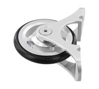 Hosrivae Aluminum Alloy Mudguard Wheel for Folding Bikes - 39x36mm Anodized Bearing Wheel Compatible with & For 3Sixty Folding Bicycles, Lightwe(SILVER)