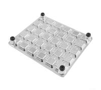 Hosrivae Aluminum Alloy Ravioli Maker Dough Press for Homemade Square Dumplings Pasta Molds - Kitchen Gadget Having Non-slip Feet 7.72 X 6. Inches