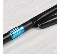 Hosrivae Aluminum Alloy Telescopic Billiards Cue Extension for Snooker and Pool - Adjustable 24-31 cm or 42-67 cm Length, Black & Blue, 180g/260g(9 INCHE)