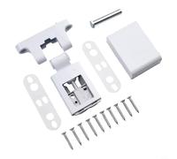 Hosrivae Aluminum Casement Door Hinge, Heavy-Duty Security Hinge For Plastic-Steel Doors, Left Or Right Hand Installation, White Finish