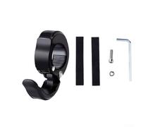 Hosrivae Aluminum Motorcycle Hanger Hook, Foldable & Space-Saving for Helmets, Bikes and Scooters, Black/Red/Blue, Load-Bearing Alloy Design(BLACK)