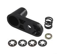 Hosrivae Aluminum Sun Visor Repair Kit for Wrangler 2003-2006, Replacement Bracket with Part Numbers 924-532, 924532, 5HD801X9AC, 5HD811X9AC, JM141X9AB