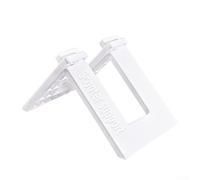 Hosrivae Balance Bike 10-12 Inch Bicycles, Detachable PVC Parking Bracket with, Smooth Foot Support Rack Toddler Scooter Storage(White)