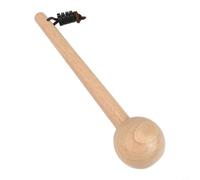 Hosrivae Baseball Glove Mallet for Breaking In & Shaping Gloves - Rubber Wood Shaping Tool, 31 x 6.8 cm, 200g, Brown - Compatible with Baseball and Soft(4BUCKLES)