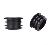 Hosrivae Black Push-In Bar End for Mountain For Bike Handlebars - Soft Rubber Grip Stoppers, Compatible with 22.2mm & 31.8mm Straight and Drop B(01)