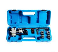 Hosrivae Brake Line Expander Tool, 4.75-9.52mm Flaring Kit For Car Brake And Fuel Pipes, Professional 8-Piece Set With Rotating Turret For Automotive(8 piece blue box)