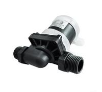 Hosrivae Brushless Solar Pump DC 12V 24V, 7M Head 900L/H, IP68 Waterproof Booster Floor Heating Shower Self-Priming, Black(7m)