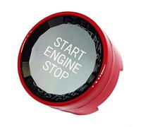 Hosrivae Car Engine Stop Button For, ABS Material Replacement With Sleek Design, Compatible With 1 2 3 4 5 6 7 Series For X1 X3 X4 For X5 X6 F Chassis(Red)