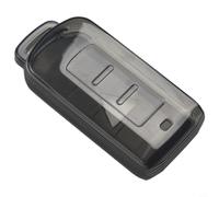 Hosrivae Car Key Case Cover for Eclipse Cross, ASX, Outlander, Mirage, Pajero Sport, RVR, Lancer - Transparent Black, Non-Yellowing, Crystal C