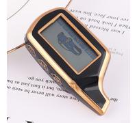 Hosrivae Car Key Case Cover Shell for Starline A91 A61 B9 B91 B6 B61 Russian Two Way Version LCD Remote Key Protection(GOLD EDGED BLACK)