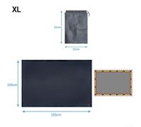 Hosrivae Car Sunroof Cover with Magnetic Edges - Non-Woven Sunshade Net for Camping, Road Trips & Self-Driving - Fits S/M/L/XL Sizes (55x100cm to 105x155(XL -105 * 155CM)