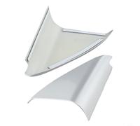 Hosrivae Carbon Fiber Front Door A-Pillar Trim for T-ROC 2018-2022, ABS Exterior Moulding Decoration Accessories, Silver Finish, 2 Pack(Silver)