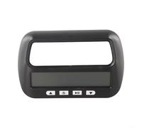 Hosrivae Chess Clock Digital Countdown Timer Chinese Chess Chess, Portable Tournament Stopwatch with Alarm, Black Yellow, 2 AAA Batteries Included(Black)