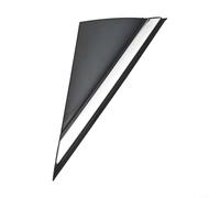 Hosrivae Chrome Triangle Trim Panel for Sonata 2015-2019, Front Pillar Corner Molding LH For RH Side with Matte Black Finish, OEM 86190C(RIGHT)