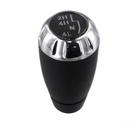 Hosrivae Chrome-Trimmed Transfer Case Shift Knob for Jeep (2011-2018) - ABS Shift Handle with Number 68085307AB, Black