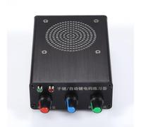 Hosrivae Code Practice Trainer with Auto Key, CW Exercise Device Type-C 5V, Adjustable Tone 200Hz-2500Hz, Aluminum Case, 3.5mm Jack for Manual/Auto Keys, Black